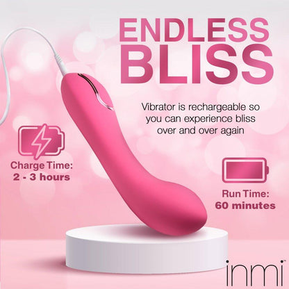 Extreme-G Inflating G-Spot Silicone Vibrator - Pink - My Sex Toy Hub