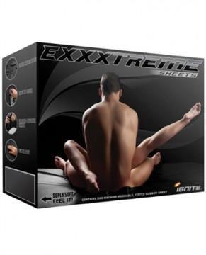 Exxxtreme Sheets - Full Size - Black - My Sex Toy Hub