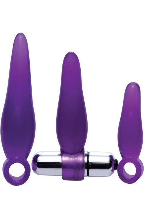 Fanny Fiddlers 3 Piece Finger Rimmer Set With Vibrating Bullet - My Sex Toy Hub