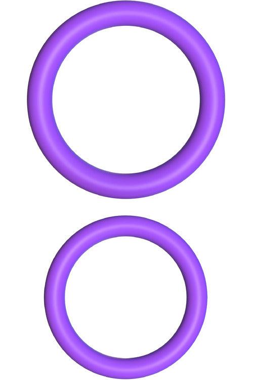 Fantasy C-Ring Maxx Width Silicone Rings - Purple - My Sex Toy Hub