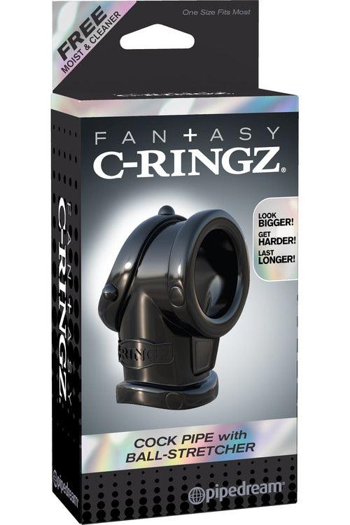 Fantasy C-Ringz Cock Pipe With Ball Stretcher - My Sex Toy Hub