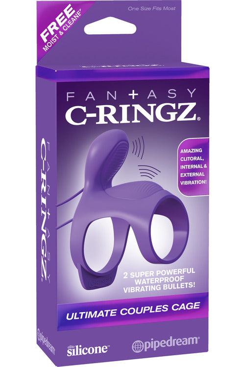Fantasy C-Ringz Ultimate Couples Cage - Purple - My Sex Toy Hub