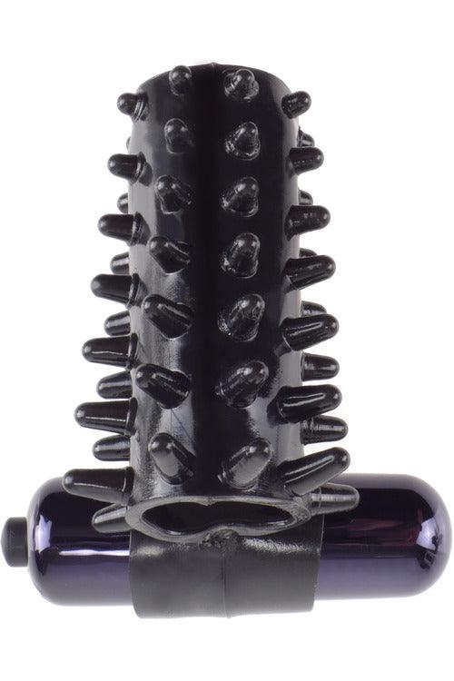Fantasy C-Ringz Vibrating Super Sleeve Black - My Sex Toy Hub