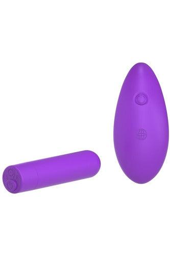 Fantasy for Her - Her Rechargeable Remote Control Bullet Purple - My Sex Toy Hub