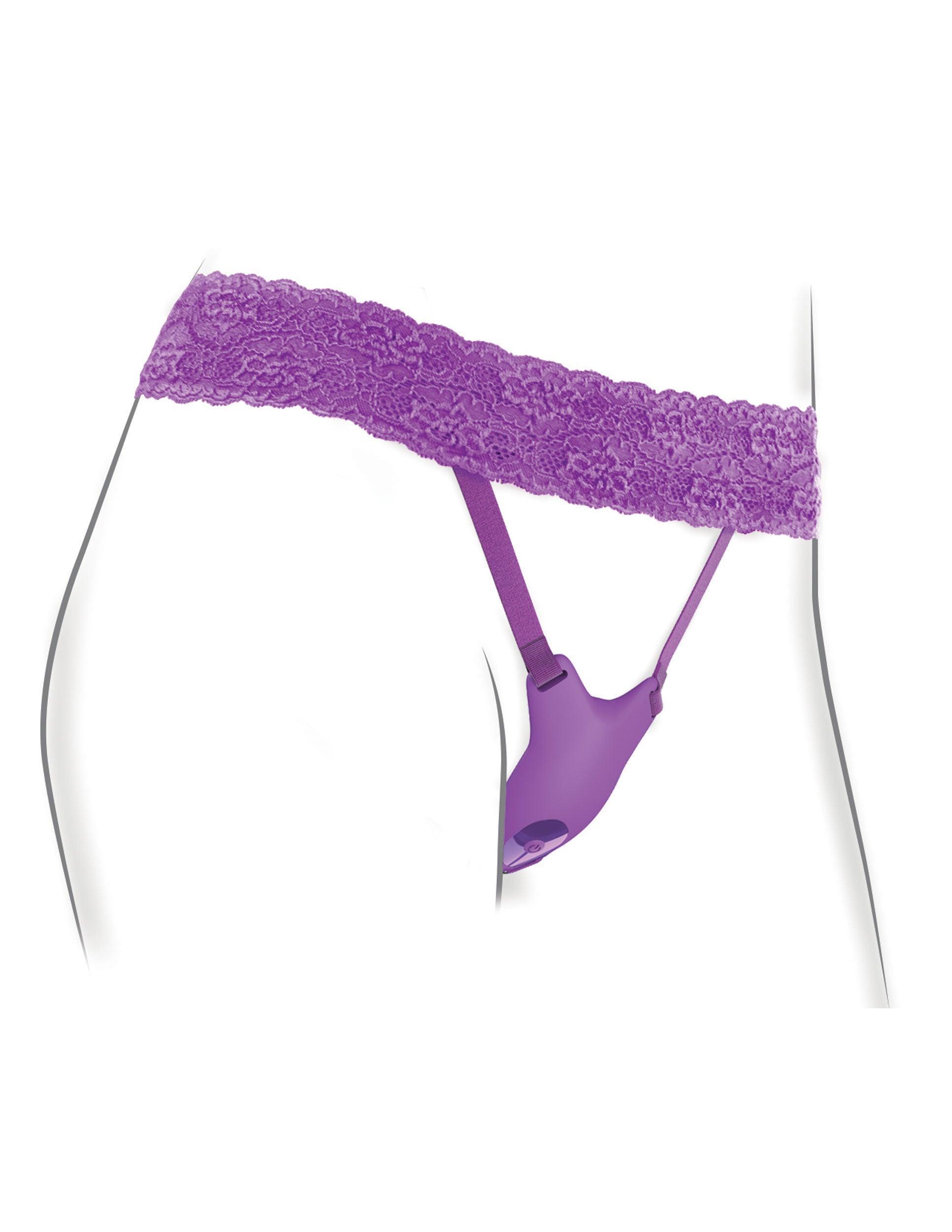 Fantasy for Her Ultimate G-Spot Butterfly Strap-on - Purple - My Sex Toy Hub