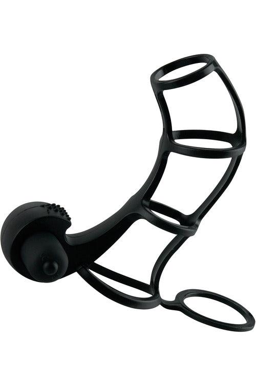 Fantasy X-Tensions Deluxe Silicone Power Cage - Black - My Sex Toy Hub