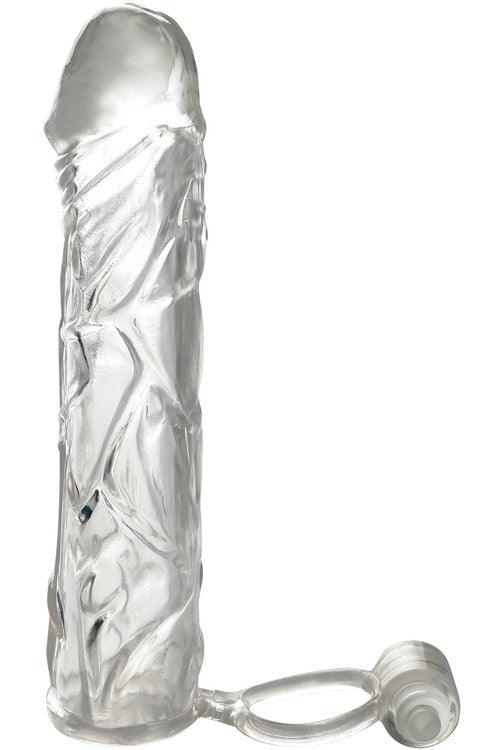 Fantasy X-Tensions Vibrating Super Sleeve - Clear - My Sex Toy Hub