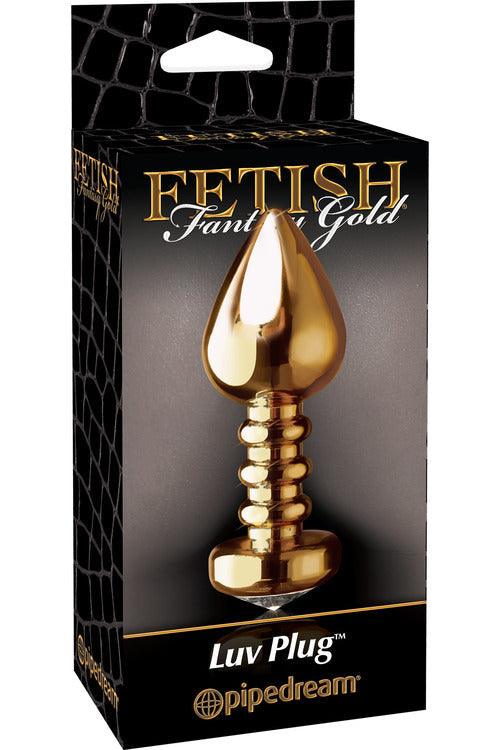 Fetish Fantasy Gold Luv-Plug - Gold - My Sex Toy Hub