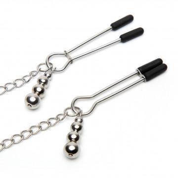 Fifty Shades of Grey Play Nice Satin Collar and Nipple Clamps - My Sex Toy Hub