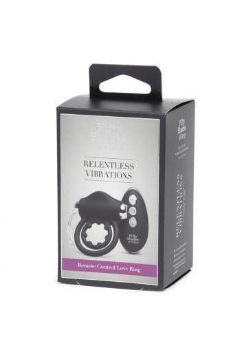 Fifty Shades of Grey Relentless Vibrations Remote Love Ring - My Sex Toy Hub