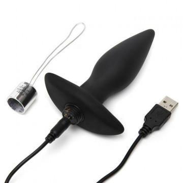 Fifty Shades Relentless Vibrations Remote Control Butt Plug - My Sex Toy Hub
