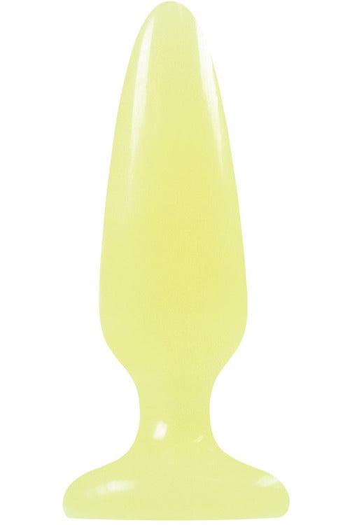 Firefly Pleasure Plug - Small - Yellow - My Sex Toy Hub
