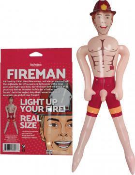 Fireman - Inflatable Party Doll - My Sex Toy Hub
