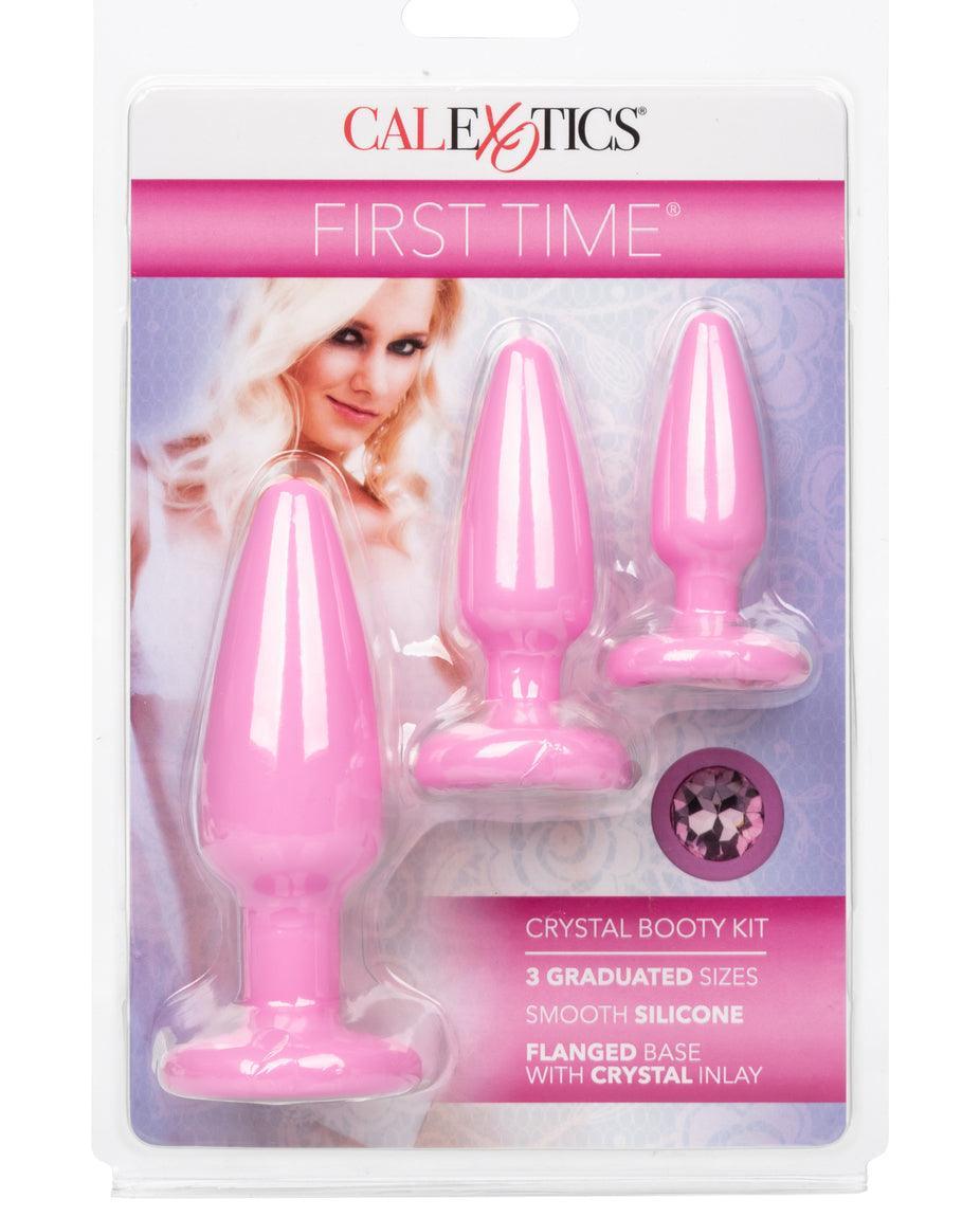 First Time Crystal Booty Kit - Pink - My Sex Toy Hub