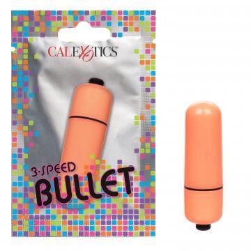 Foil Pack 3-Speed Bullet - Orange - My Sex Toy Hub