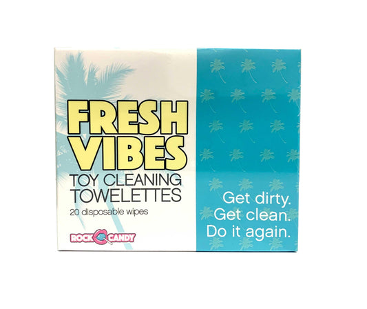 Fresh Vibes Individual Wipes - Box of 20 - My Sex Toy Hub