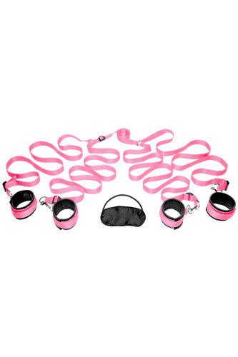 Frisky Pink Bedroom Restraint Kit - My Sex Toy Hub