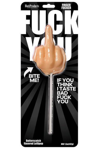 Fuck You Finger Fucker Lollipop - My Sex Toy Hub