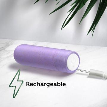Gaia - Eco Rechargeable Bullet - Lilac - My Sex Toy Hub