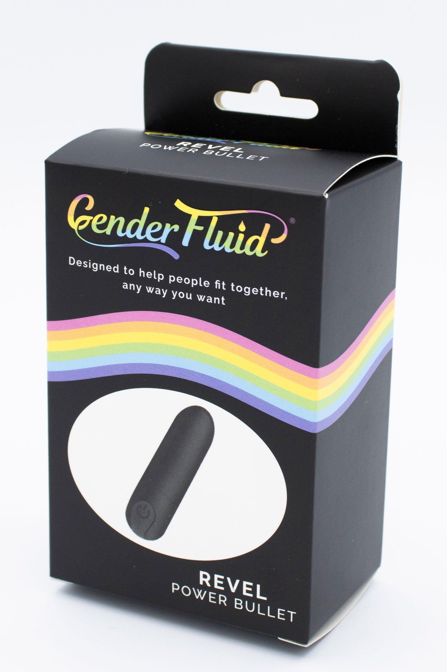 Gender Fluid Revel Power Bullet - Matte Black - My Sex Toy Hub