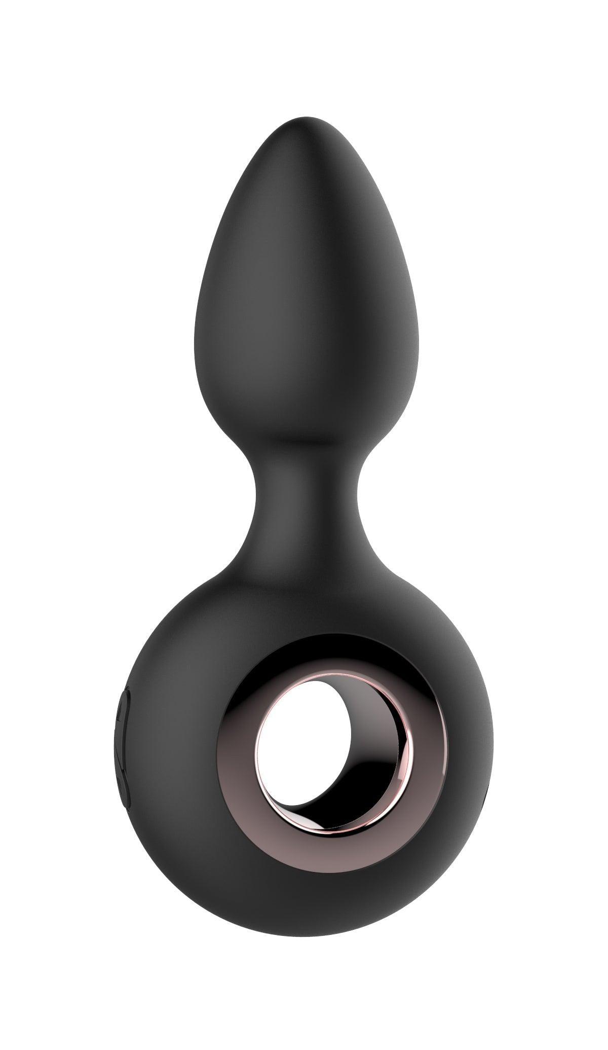 Gender Fluid Tremor Ring Plug Anal Vibe - Black - My Sex Toy Hub