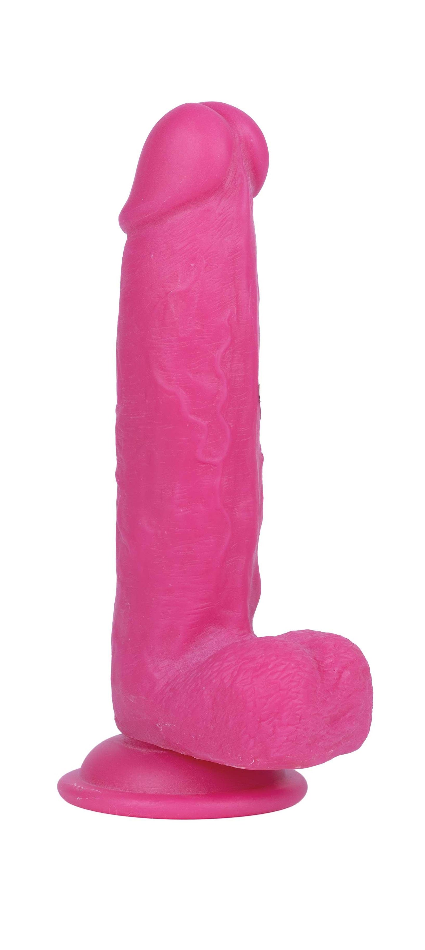 Get Lucky Ms. Pink 7.5 Inch Dildo - Pink - My Sex Toy Hub