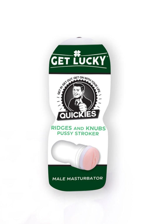 Get Lucky Quickies Ridges and Knubs Pussy Stroker - My Sex Toy Hub