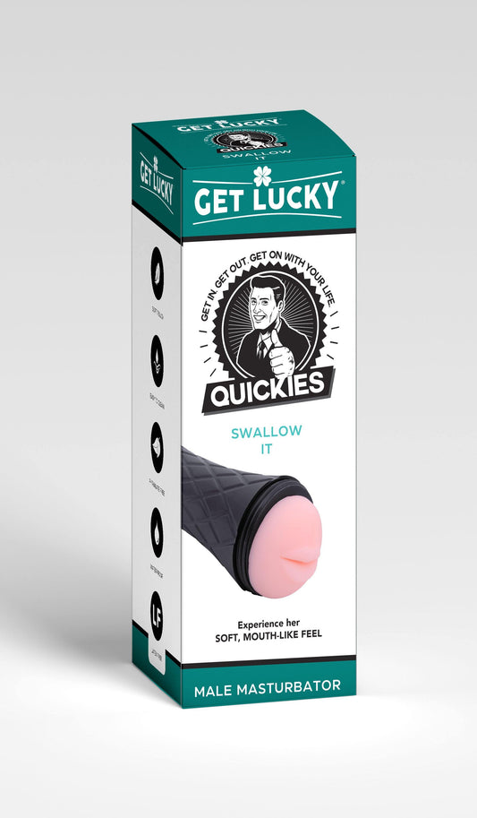 Get Lucky Quickies Swallow It Male Masturbator - My Sex Toy Hub