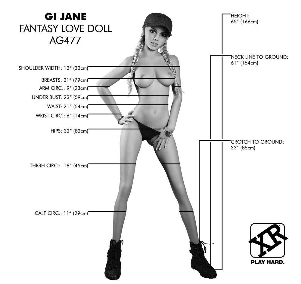 GI Jane Army Fantasy Realistic Female Sex Doll - My Sex Toy Hub