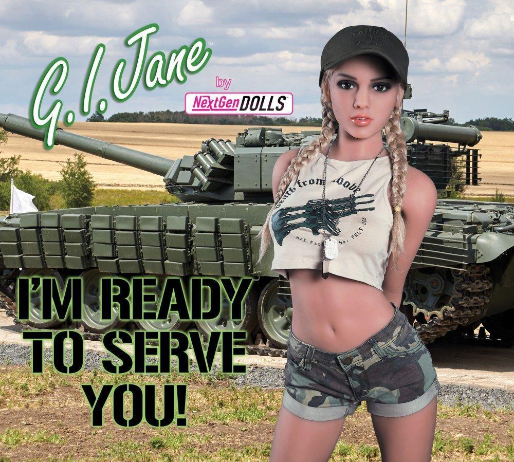 GI Jane Army Fantasy Realistic Female Sex Doll - My Sex Toy Hub