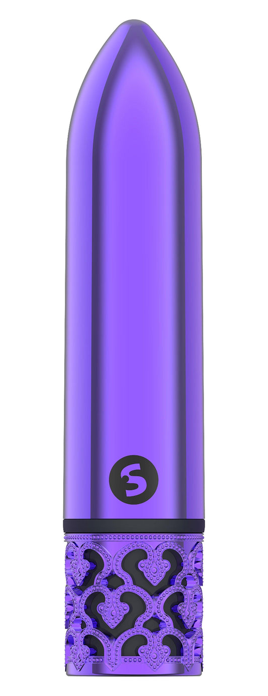 Glamour - Rechargeable Abs Bullet - Purple - My Sex Toy Hub