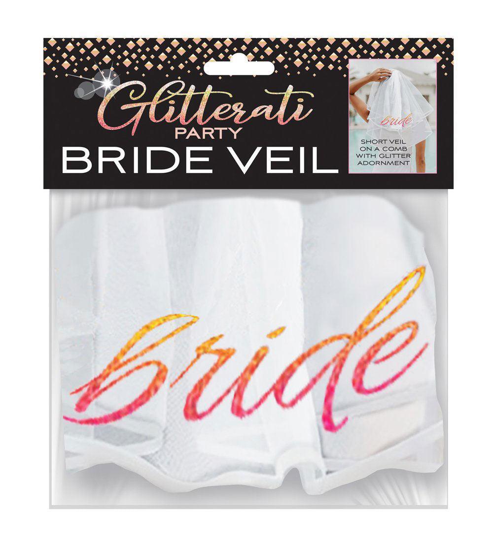 Glitterati Bride Veil - White - My Sex Toy Hub