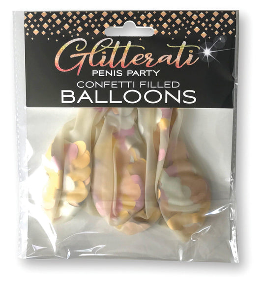 Glitterati Penis Party Confetti Balloon - My Sex Toy Hub