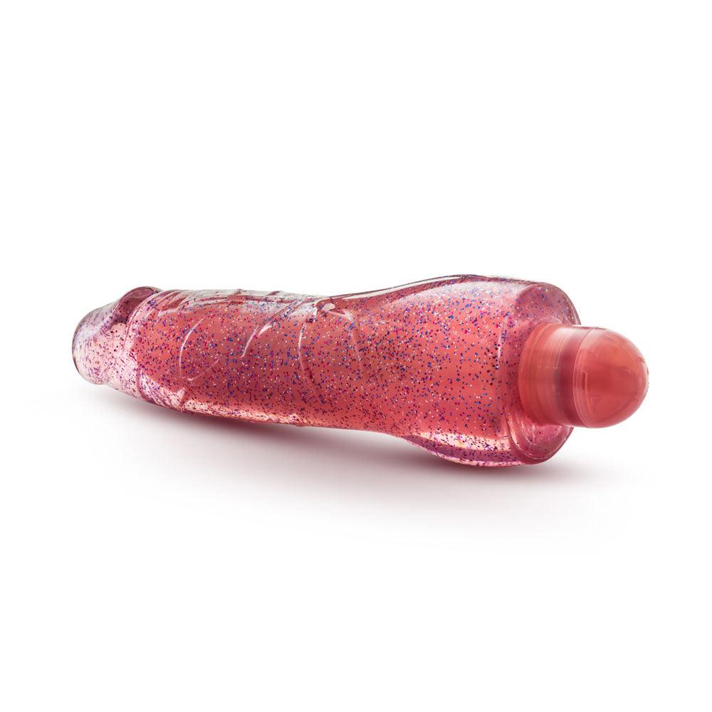 Glow Dicks - Molly Glitter Vibrator - Pink - My Sex Toy Hub