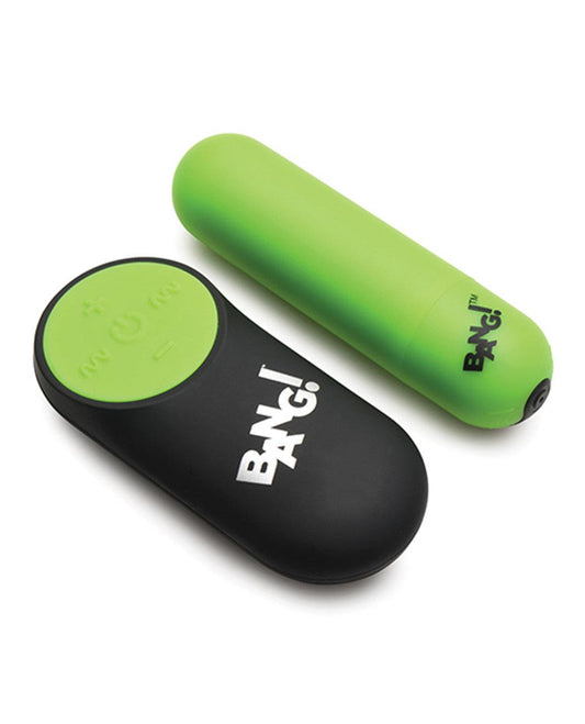 Glow in the Dark Bullet With Remote - Green - My Sex Toy Hub