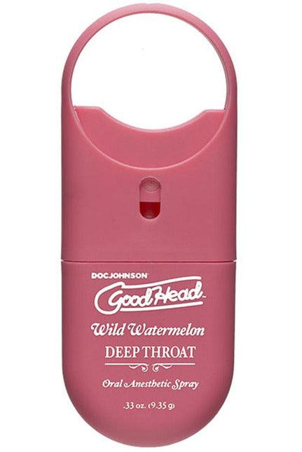 Goodhead - Deep Throat Spray to-Go - Wild Watermelon - .33 Oz. - My Sex Toy Hub