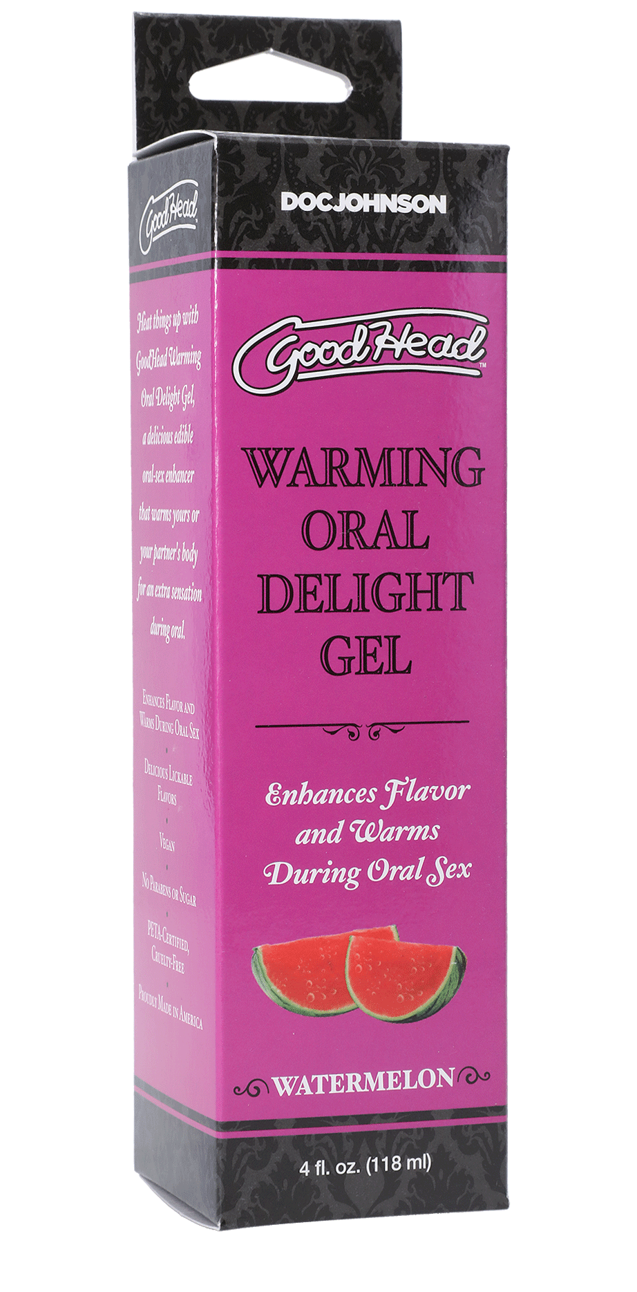 Goodhead - Warming Oral Delight Gel - Watermelon - 4 Fl. Oz. - My Sex Toy Hub
