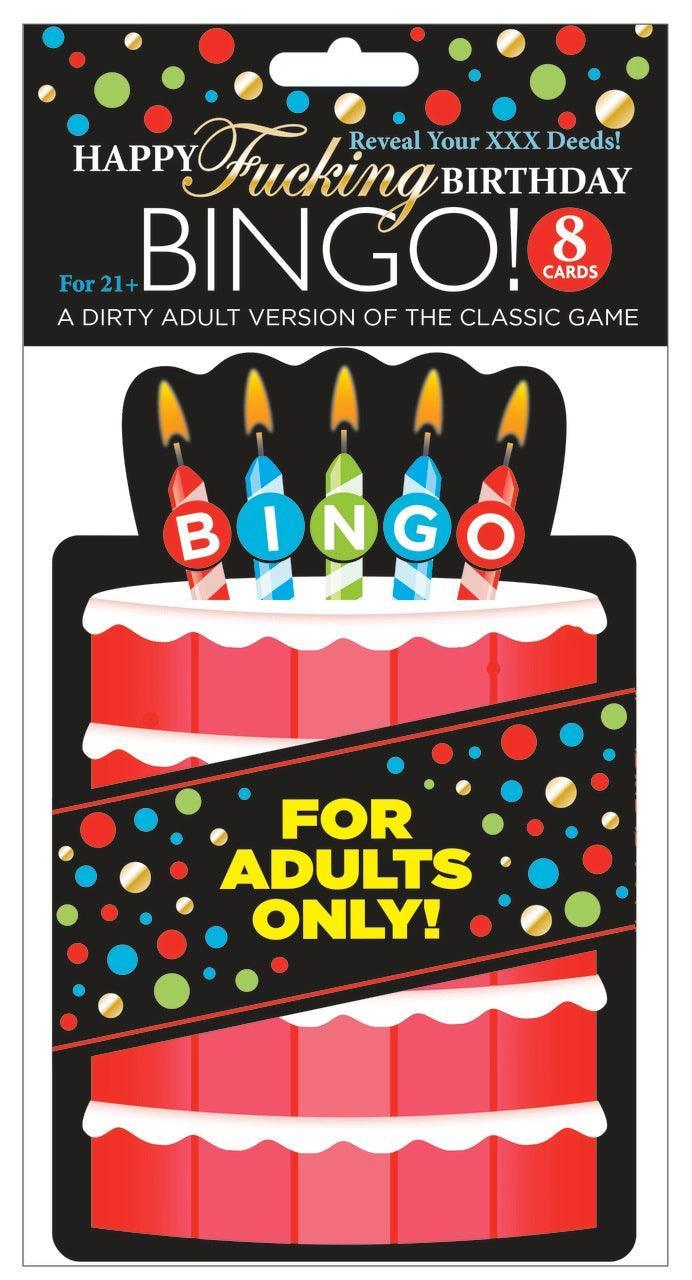 Happy Fucking Birthday Blowout Bingo - My Sex Toy Hub