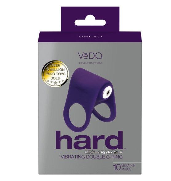 Hard Rechargeable C-Ring - Purple - My Sex Toy Hub