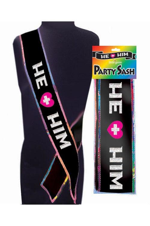 He Plus Him Sash - My Sex Toy Hub