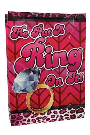 He Put a Ring on It - Large Gift Bag - My Sex Toy Hub