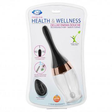 Health and Wellness Rechargeable Enema / Douche With Built-in Cleansing Pump - My Sex Toy Hub