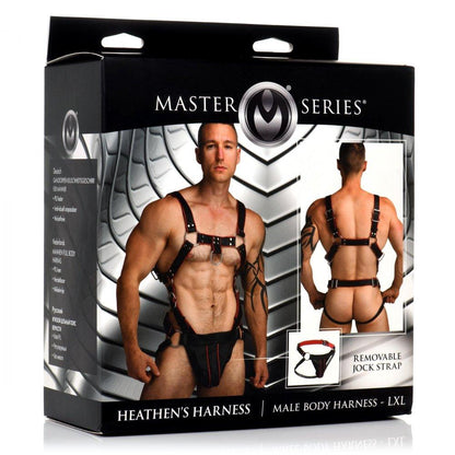 Heathen's Male Body Harness - Large/X-Large - My Sex Toy Hub