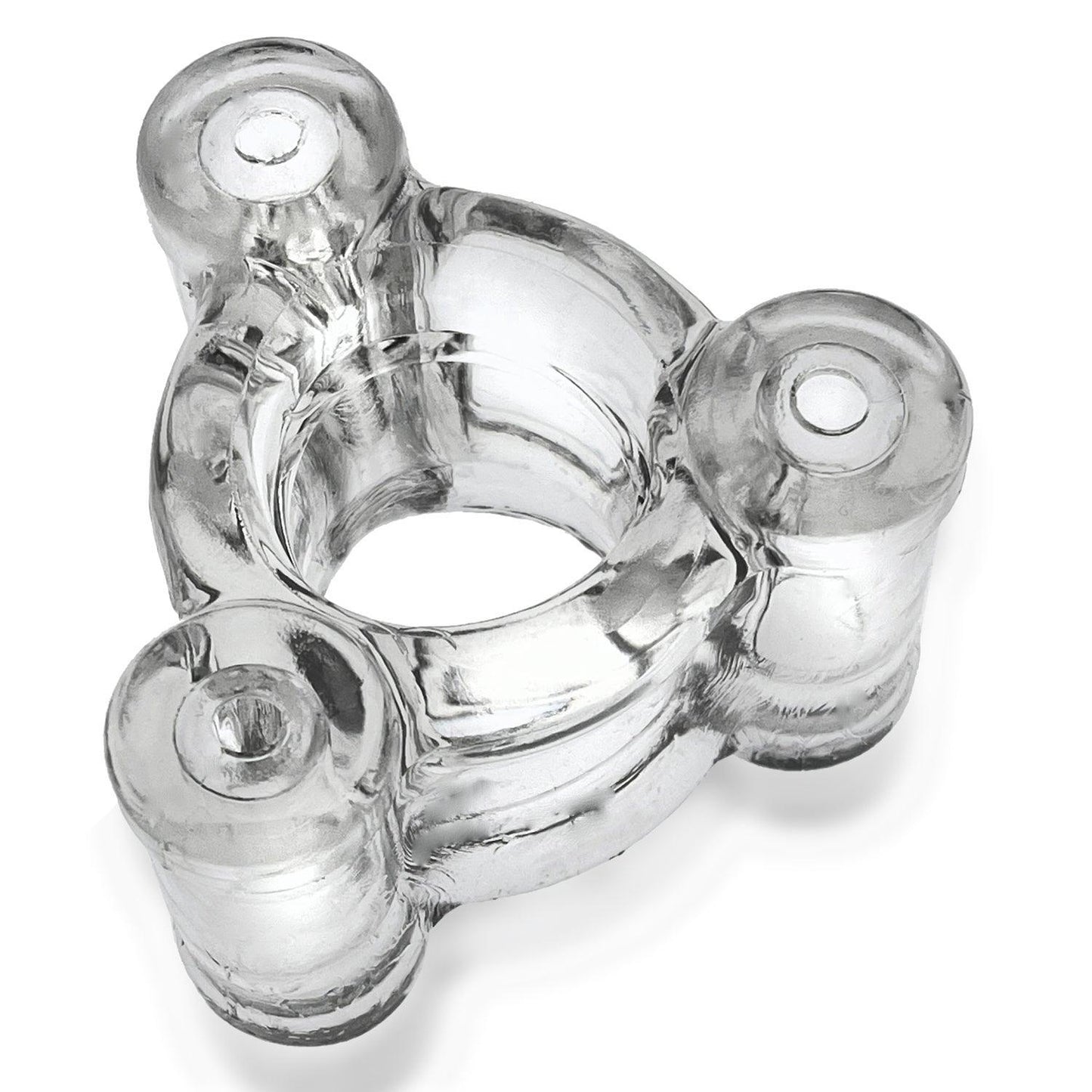 Heavy Squeeze Ballstretcher - Clear - My Sex Toy Hub