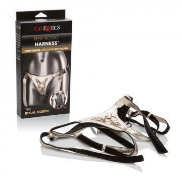 Her Royal Harness the Regal Queen - Gold - My Sex Toy Hub