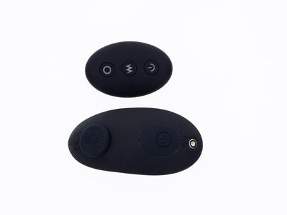 Hidden Pocket Strap on With Remote Control Vibrator - Black - My Sex Toy Hub