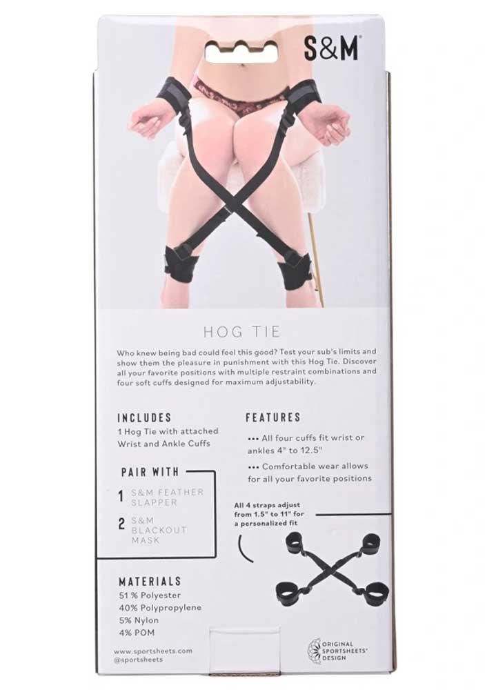 Hog Tie - Black - My Sex Toy Hub