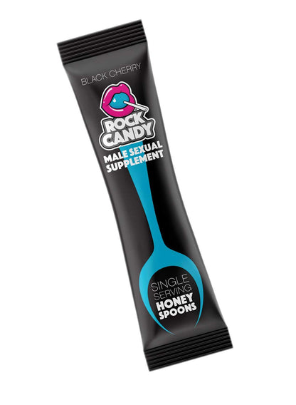 Honey Spoon - Male Sexual Supplement - Black Cherry 24 Ct Display - My Sex Toy Hub