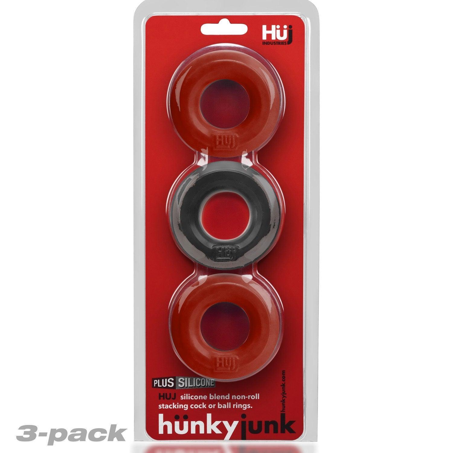 Huj3 C-Ring 3-Pack - Cherry / Ice - My Sex Toy Hub