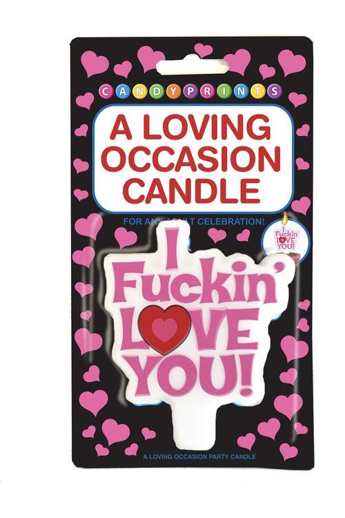 I F*Ckin Love You Candle - My Sex Toy Hub